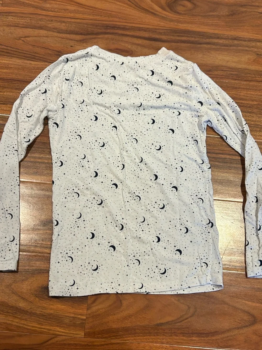 Eberjey kids moon long sleeve pj pajama shirt size 10